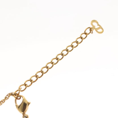 Christian Dior CD Round Pendant Necklace Metal, GOLD, METAL, Necklace