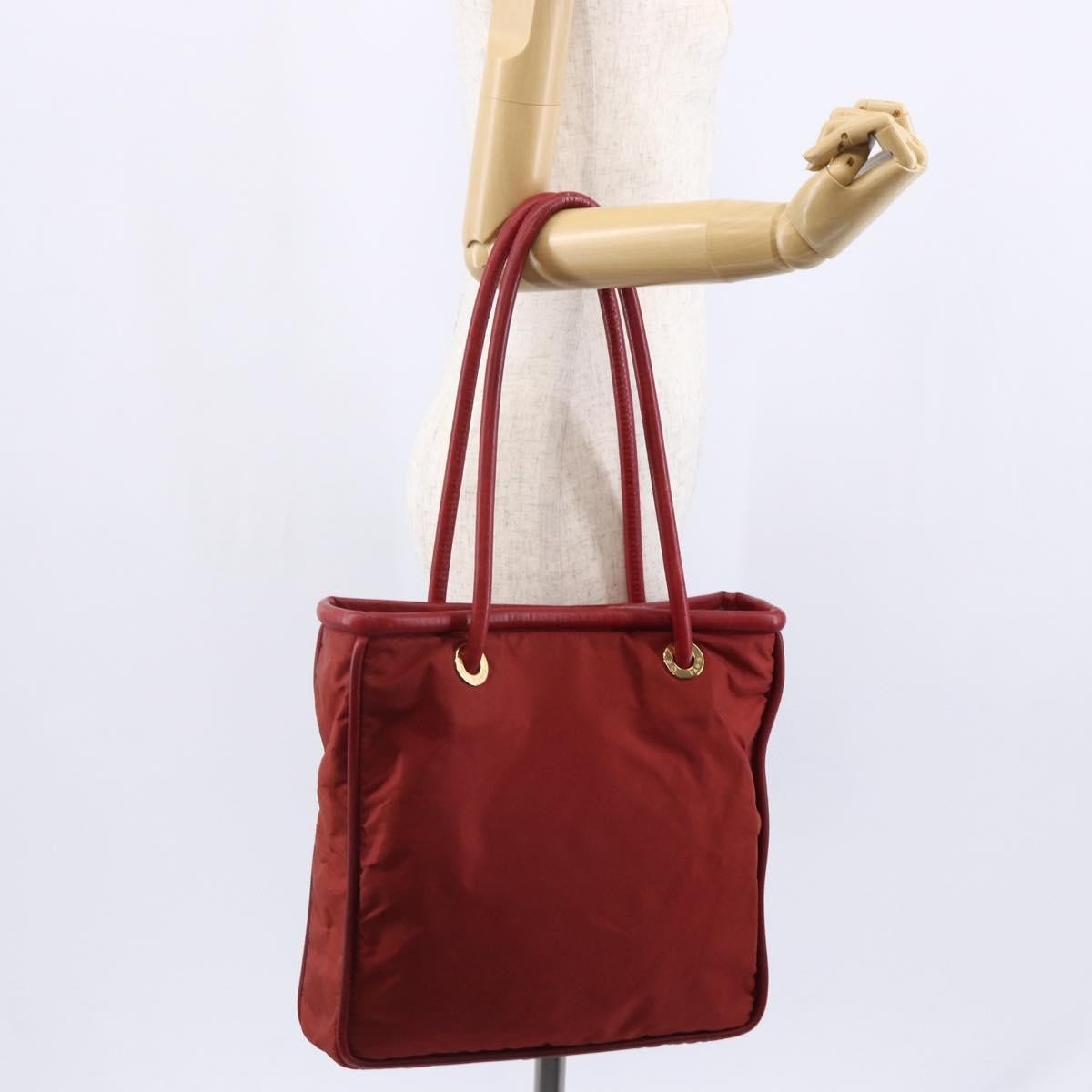 Celine Tote bag Nylon, RED, NYLON, Tote bag