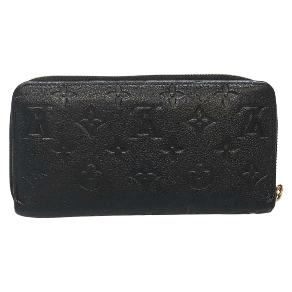 Louis Vuitton Portefeuille zippy Monogramme Empreinte Monogramme Empreinte, BLACK, LEATHER, Wallets