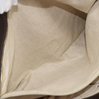 Gucci Original Zip Tote GG Canvas with Leather, Red, Canvas, Tote Bag