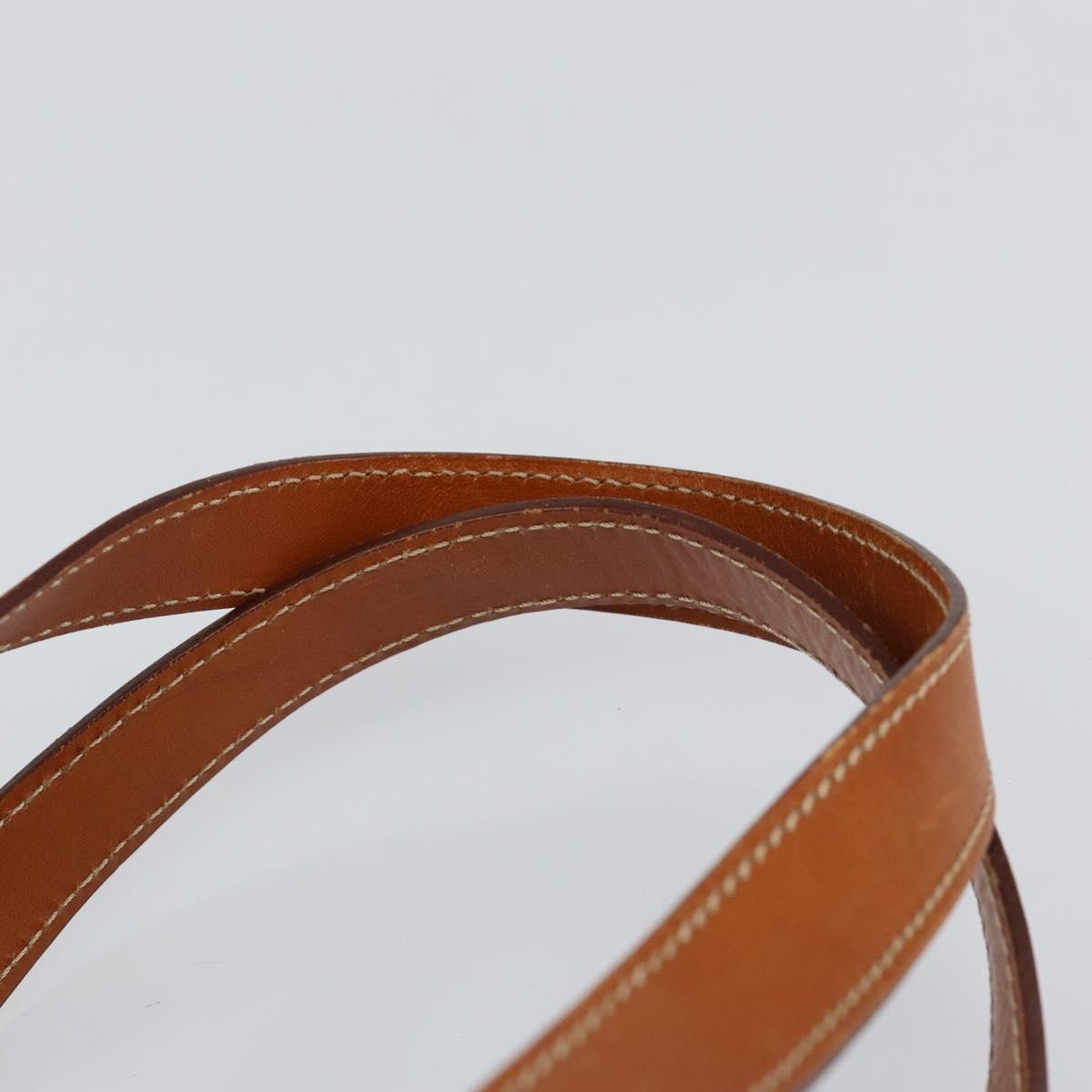 Celine Vintage Macadam Handbag Macadam, BROWN, CANVAS, Handbag