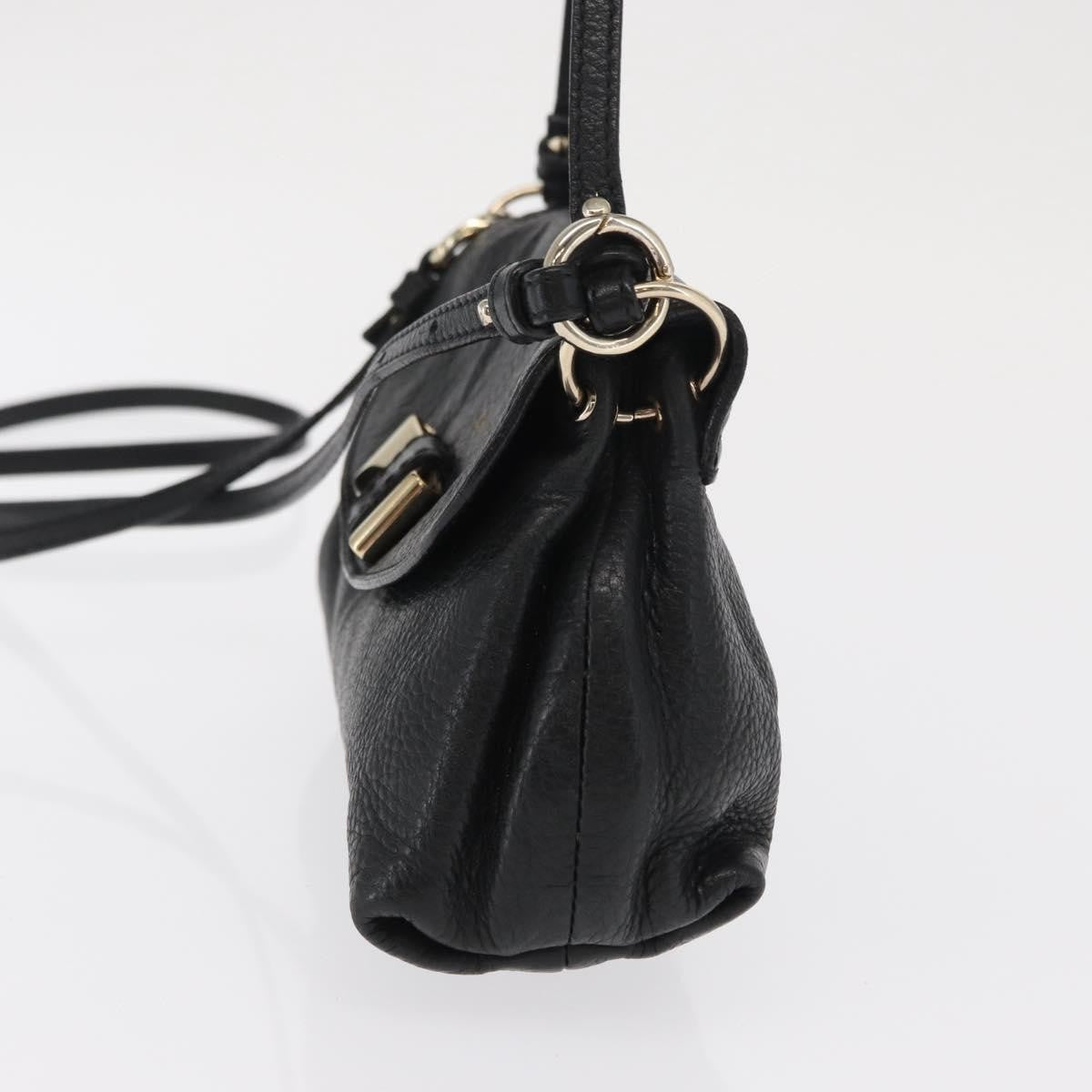 Chloe Lily Shoulder bag Leather, BLACK, LEATHER, Shoulder bag