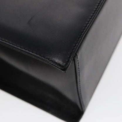 Salvatore Ferragamo Vintage Shoulder Bag Leather, BLACK, LEATHER, Shoulder bag