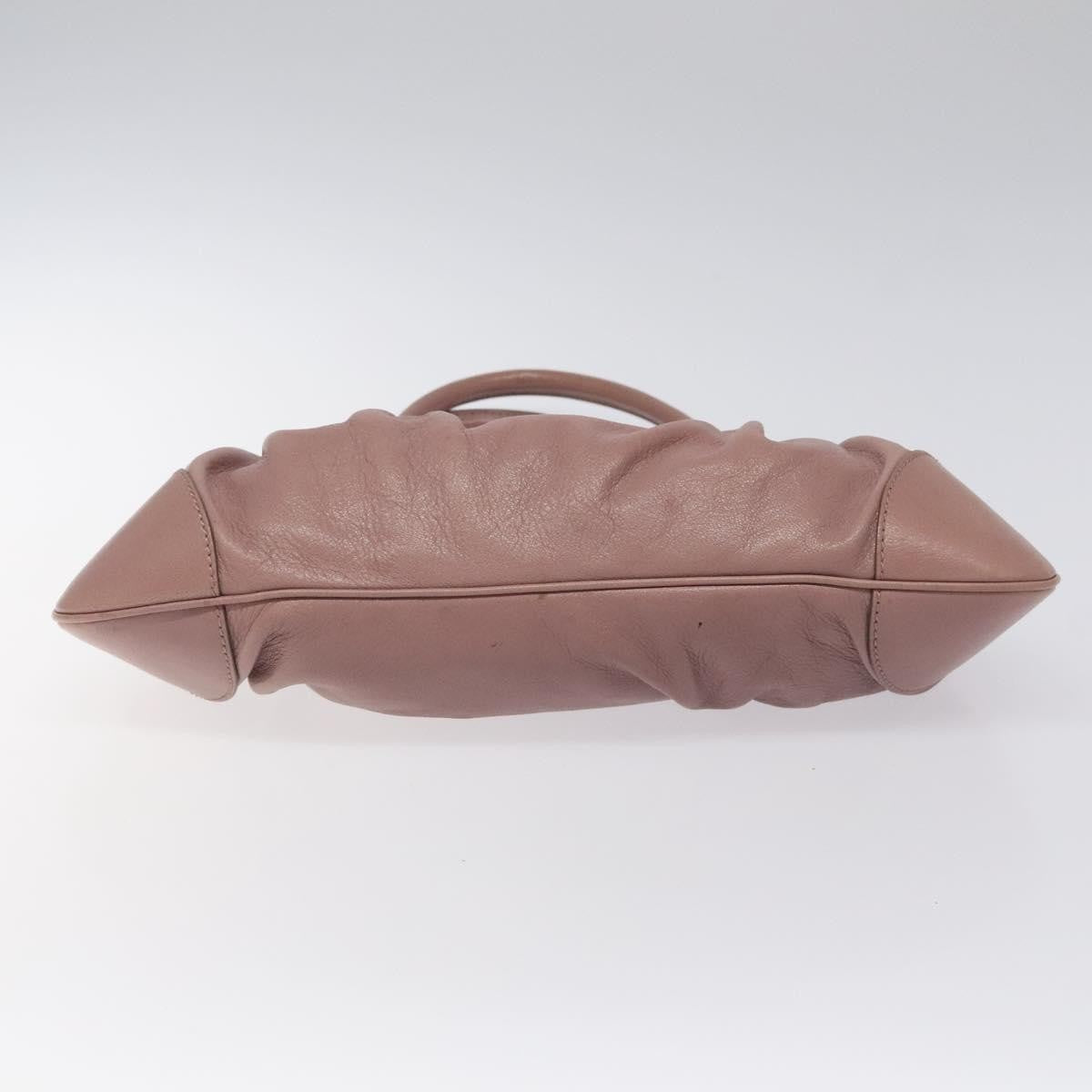 Salvatore Ferragamo Marisa Satchel Leather, PINK, LEATHER, Handbag