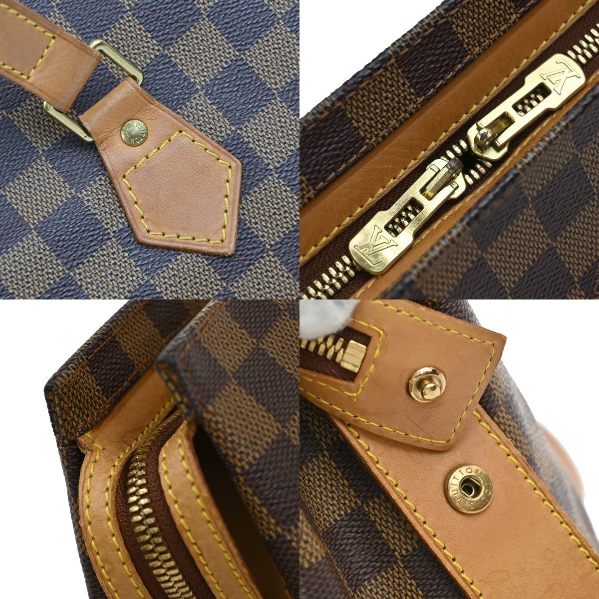 Louis Vuitton Chelsea Handbag Centenaire Damier, BROWN, CANVAS, Handbag