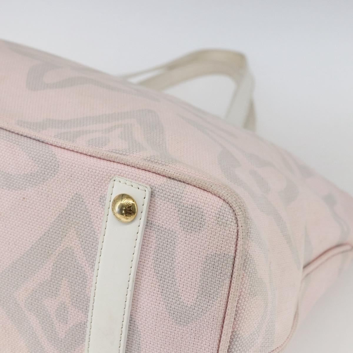 Louis Vuitton Tahitienne Cabas Canvas, PINK, CANVAS, Tote bag