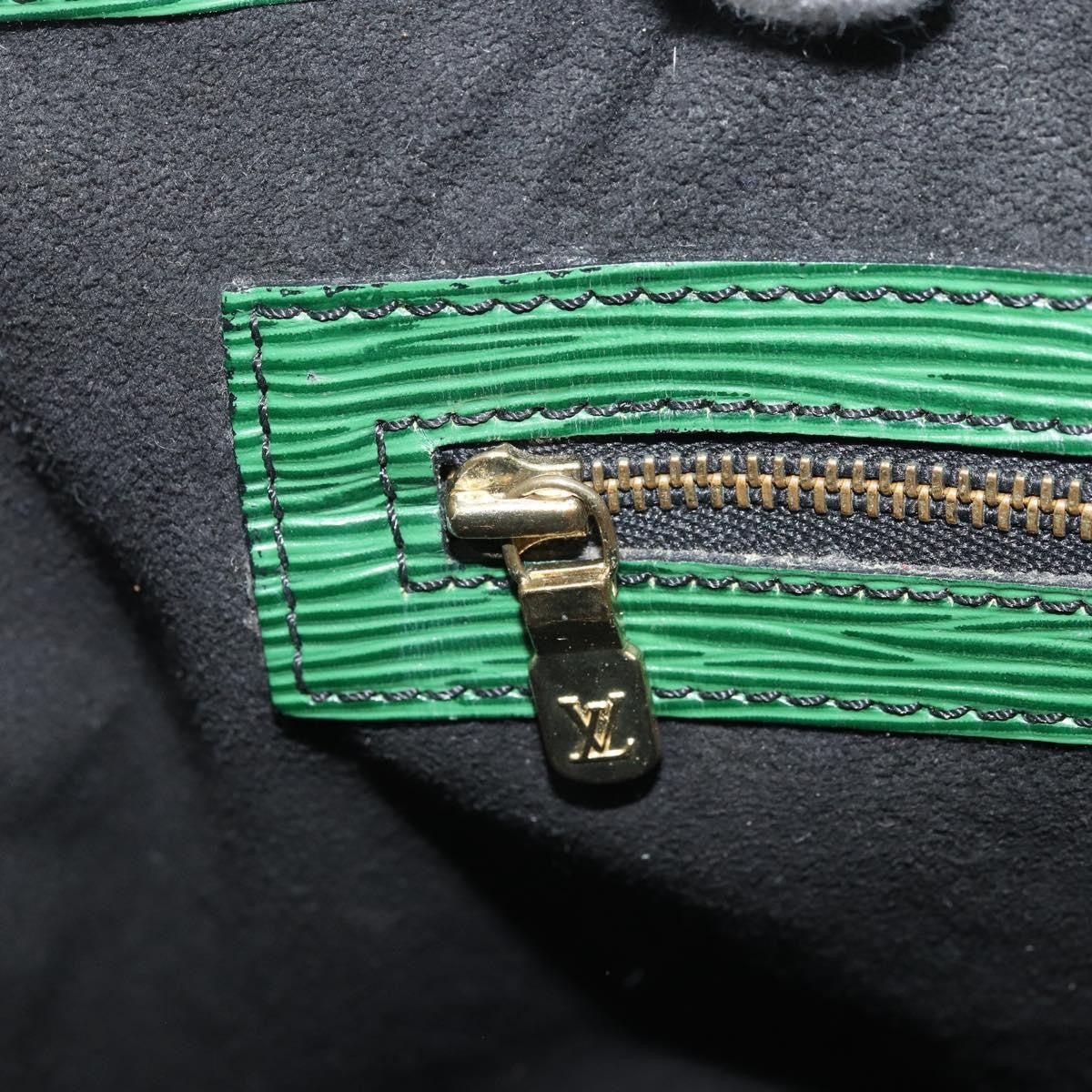 Louis Vuitton Petit Noe Handbag Epi Leather, Green, Leather, Shoulder Bag