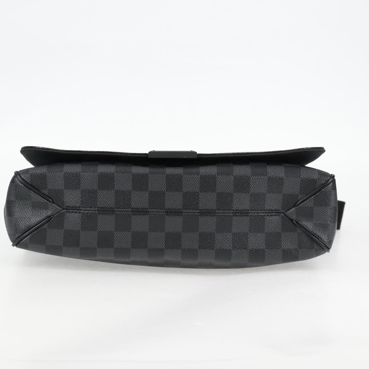 Louis Vuitton District Messenger Bag Damier Graphite, BLACK, CANVAS, Shoulder bag