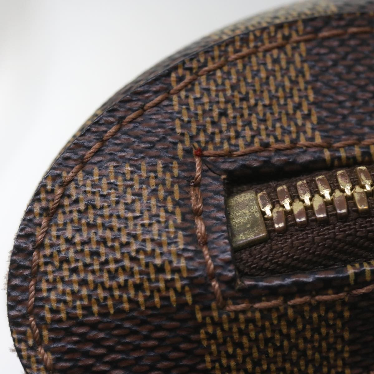 Louis Vuitton Geronimos Waist Bag Damier, BROWN, CANVAS, Shoulder bag