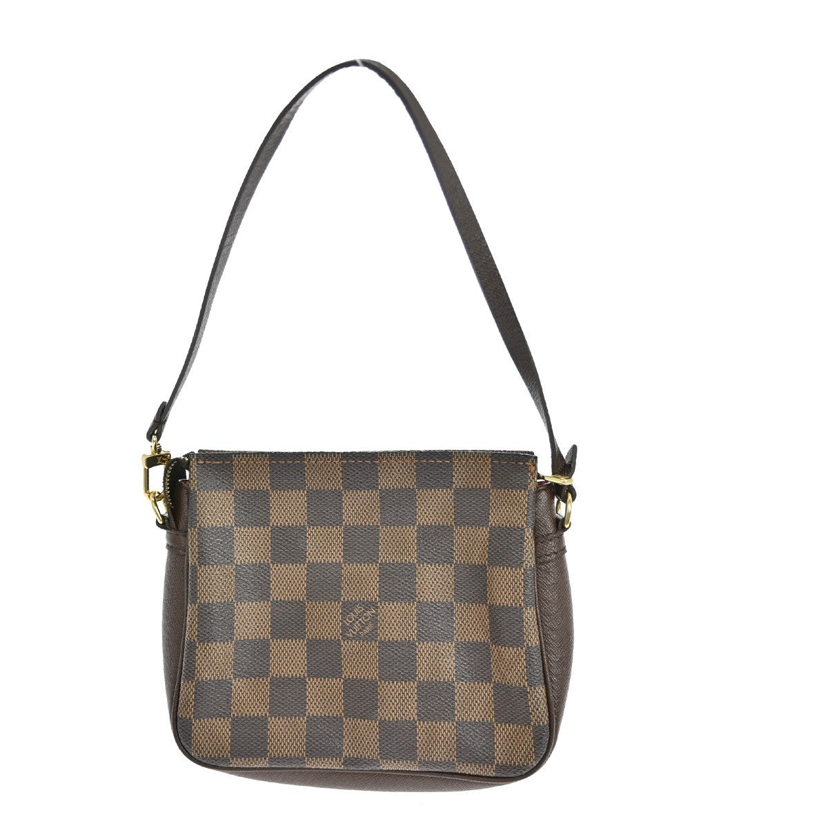 Louis Vuitton Trousse Make Up Bag Damier Canvas, BROWN, CANVAS, Clutche & pouche