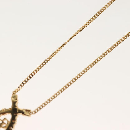 Christian Dior CD Pendant Necklace Gold-plated, GOLD, METAL, Necklace