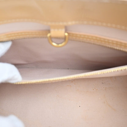 Louis Vuitton Wilshire Handbag Monogram Vernis, BEIGE, PATENT_LEATHER, Handbag