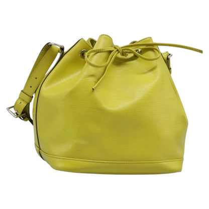 Louis Vuitton Petit Noe Handbag Epi Leather, Green, Leather, Shoulder Bag