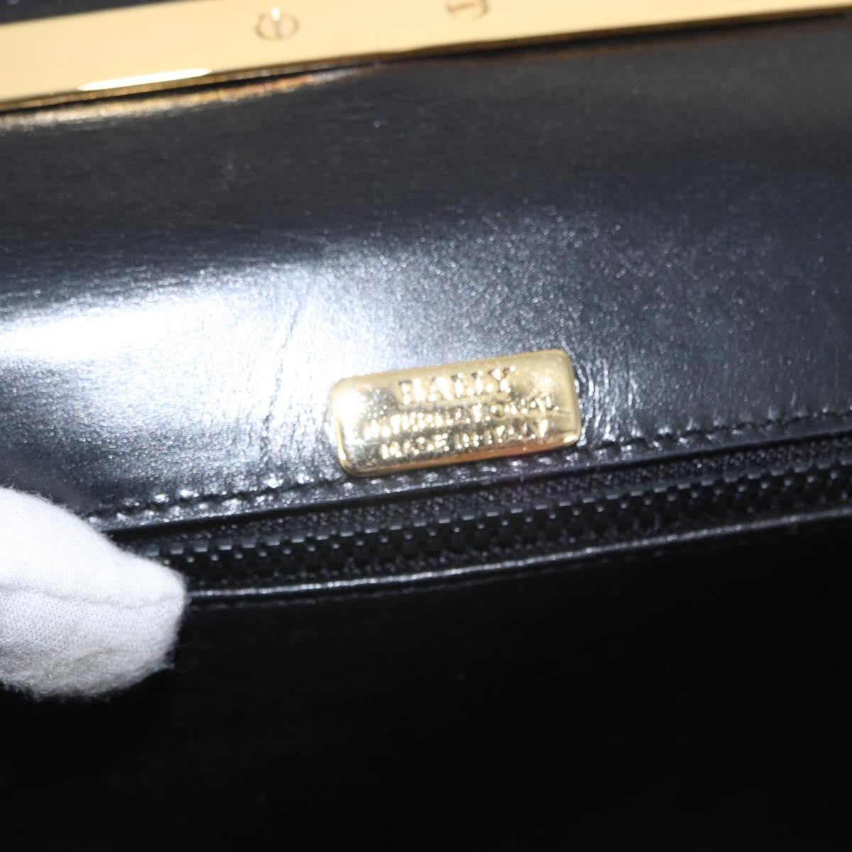 Bally Vintage Shoulder Bag Leather, BLACK, LEATHER, Shoulder bag
