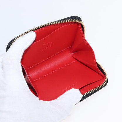 Christian Louboutin Panettone Coin Purse Embellished Leather, Black, Leather, Wallet