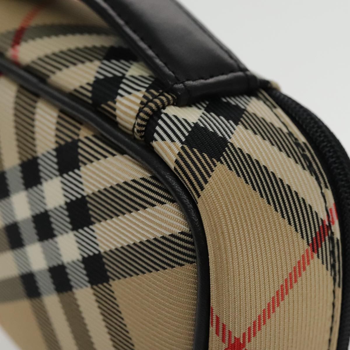Burberry Nova check Pochette Nylon, BEIGE, NYLON, Clutche & pouche