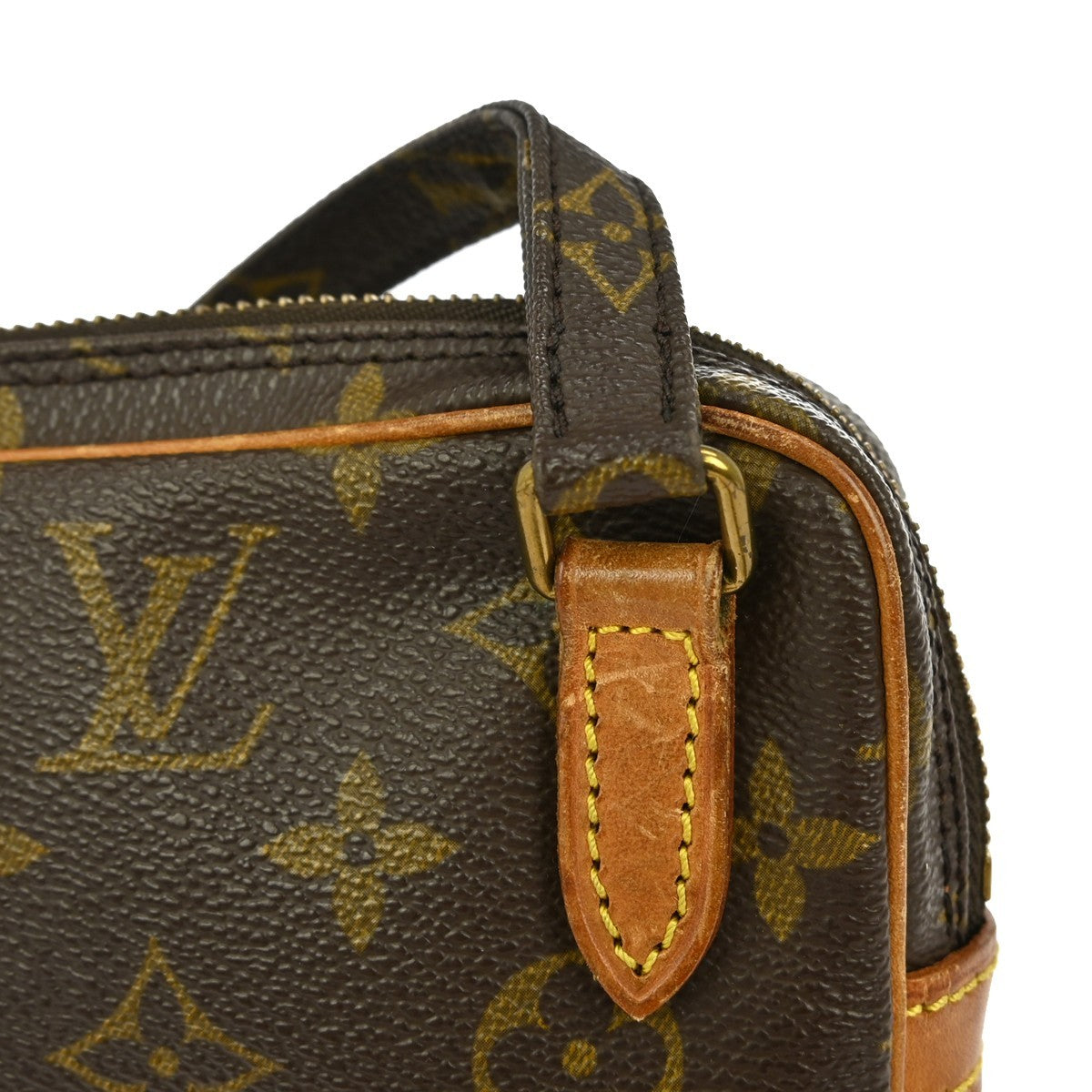 Louis Vuitton Pochette Marly Bandouliere Bag Monogram Canvas, BROWN, CANVAS, Shoulder bag