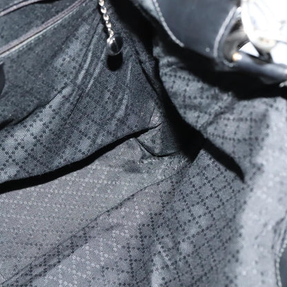 Gucci Vintage Bamboo Shoulder Bag Nylon, BLACK, NYLON, Shoulder bag