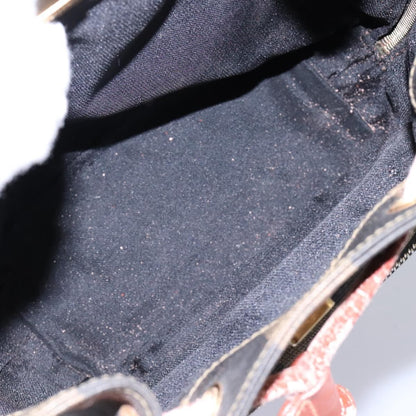 Fendi Pequin Front Pocket Backpack Coated Canvas, BROWN, CANVAS, Backpack