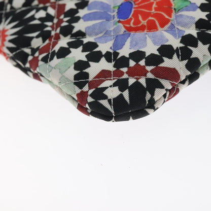 Chanel Dubai O Case Clutch Quilted Printed Nylon, MULTICOLOUR, NYLON, Clutche & pouche