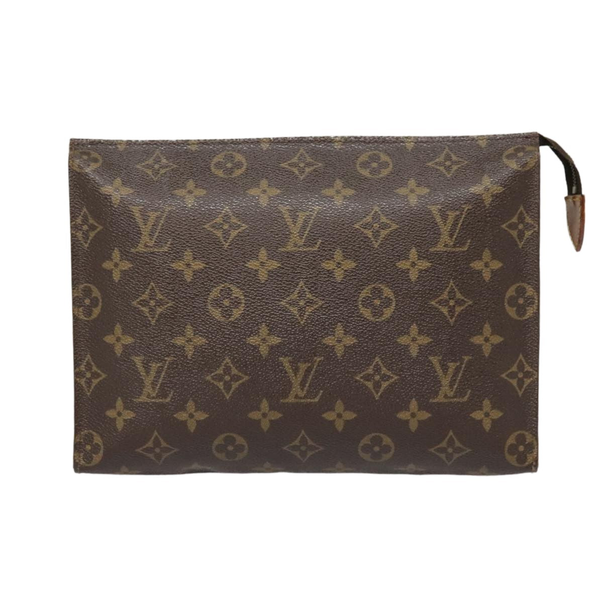 Louis Vuitton Toiletry Pouch Monogram Canvas, BROWN, CANVAS, Clutche & pouche
