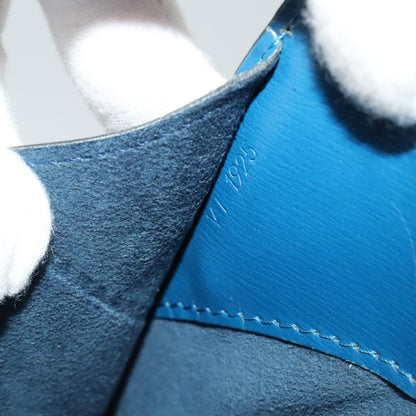 Louis Vuitton Cluny Shoulder Bag Epi Leather, BLUE, LEATHER, Shoulder bag