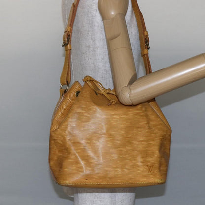 Louis Vuitton Petit Noe Handbag Epi Leather, YELLOW, LEATHER, Shoulder bag