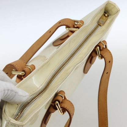 Louis Vuitton Brentwood Handbag Monogram Vernis, BEIGE, PATENT_LEATHER, Tote bag