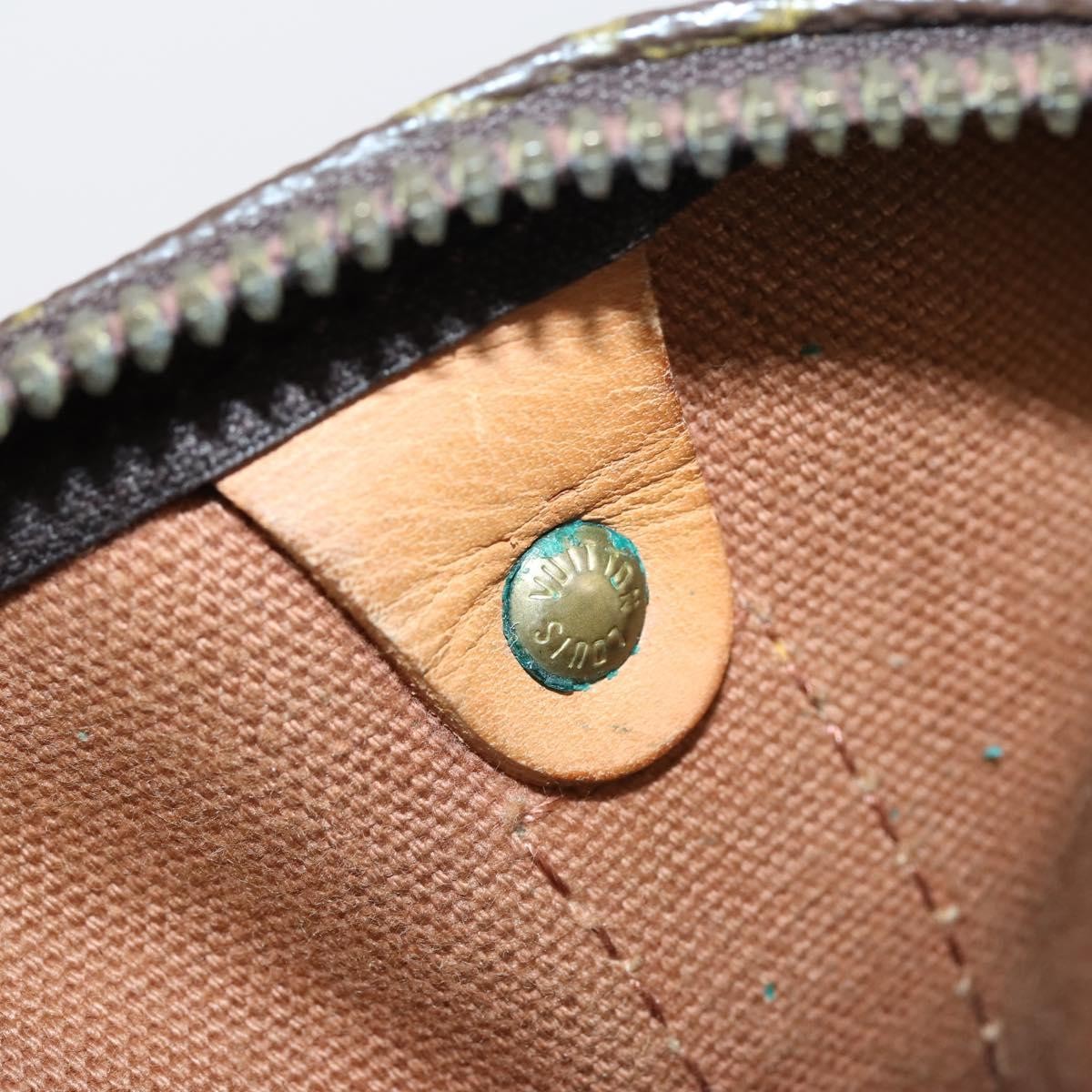 Louis Vuitton Keepall Bag Monogram Canvas, BROWN, CANVAS, Travel bag
