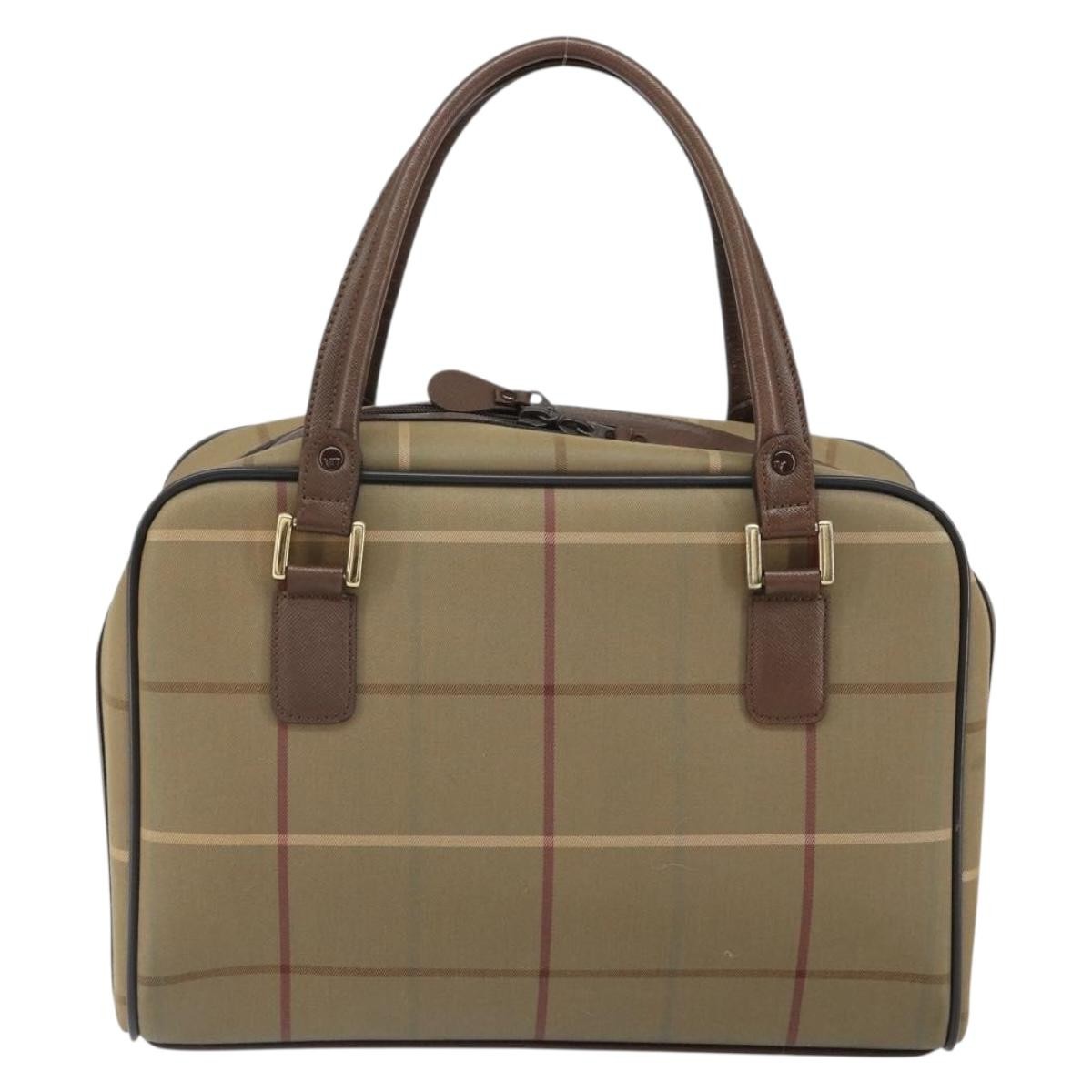 Burberry Nova Check Handbag Nova Check Canvas, BROWN, CANVAS, Handbag