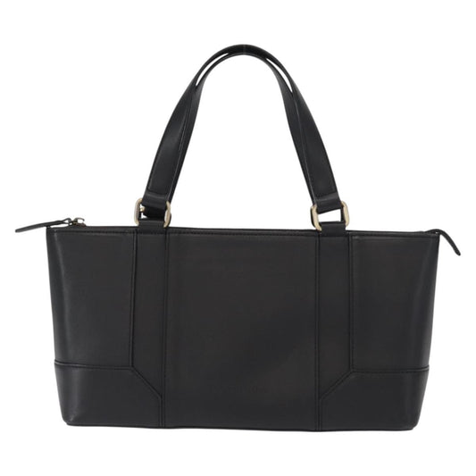Burberry Vintage tote bag Leather, BLACK, LEATHER, Tote bag