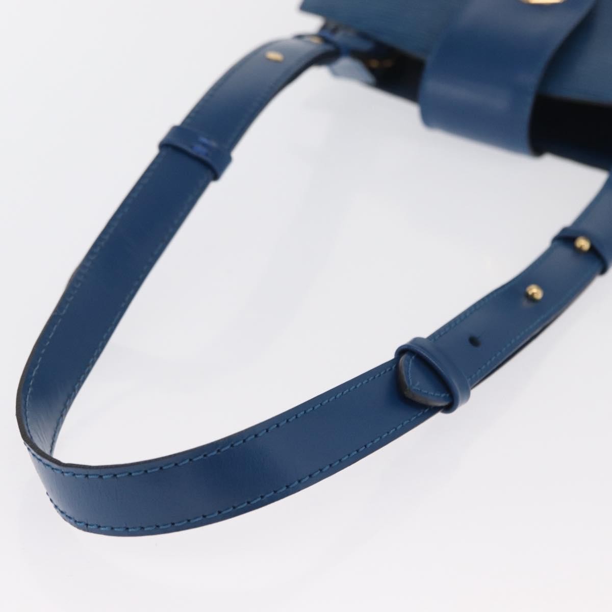 Louis Vuitton Cluny Shoulder Bag Epi Leather, BLUE, LEATHER, Shoulder bag