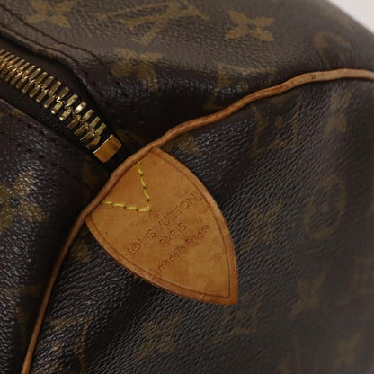 Louis Vuitton Keepall Bag Monogram Canvas, BROWN, CANVAS, Travel bag