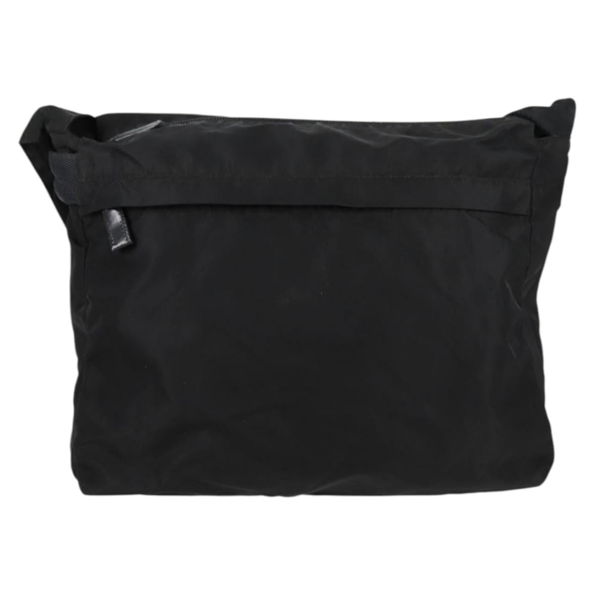 Prada Vintage Shoulder Bag Tessuto, Black, Nylon, Shoulder Bag
