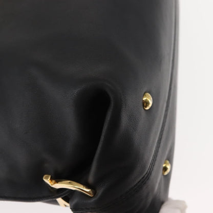 Salvatore Ferragamo Sofia Satchel Leather, BLACK, LEATHER, Handbag