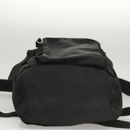 Prada Logo Backpack Tessuto, BLACK, NYLON, Backpack