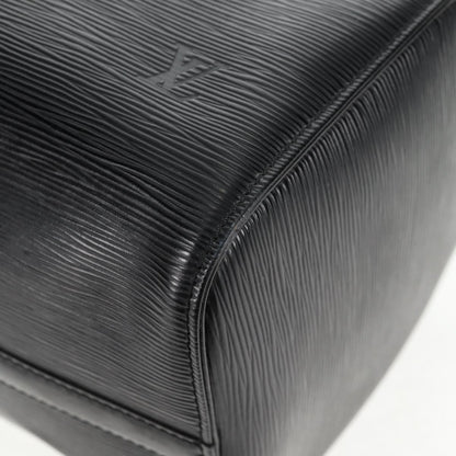Louis Vuitton Speedy Handbag Epi Leather, BLACK, LEATHER, Handbag