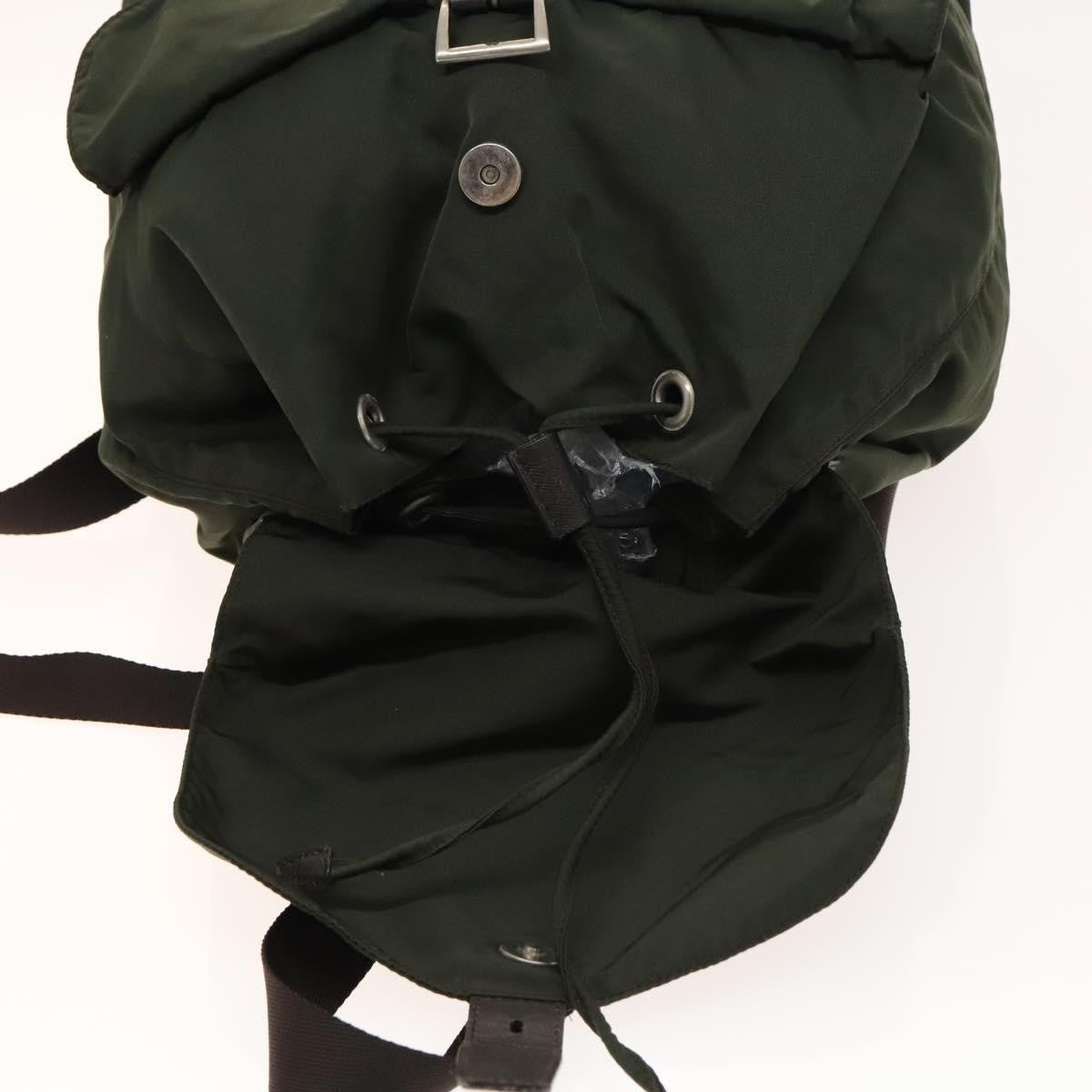 Prada Sac à dos Re-nylon nylon, KHAKI, NYLON, Backpack