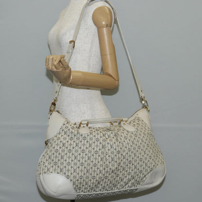 Louis Vuitton Marina Handbag Mini Lin Croisette, BEIGE, CANVAS, Handbag