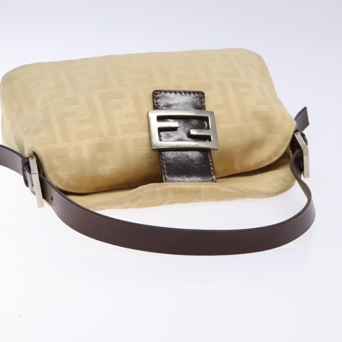 Fendi Baguette Bag Zucca Canvas, BEIGE, CANVAS, Shoulder bag