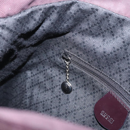 Gucci Bamboo tote bag Canvas, Purple, Canvas, Tote Bag