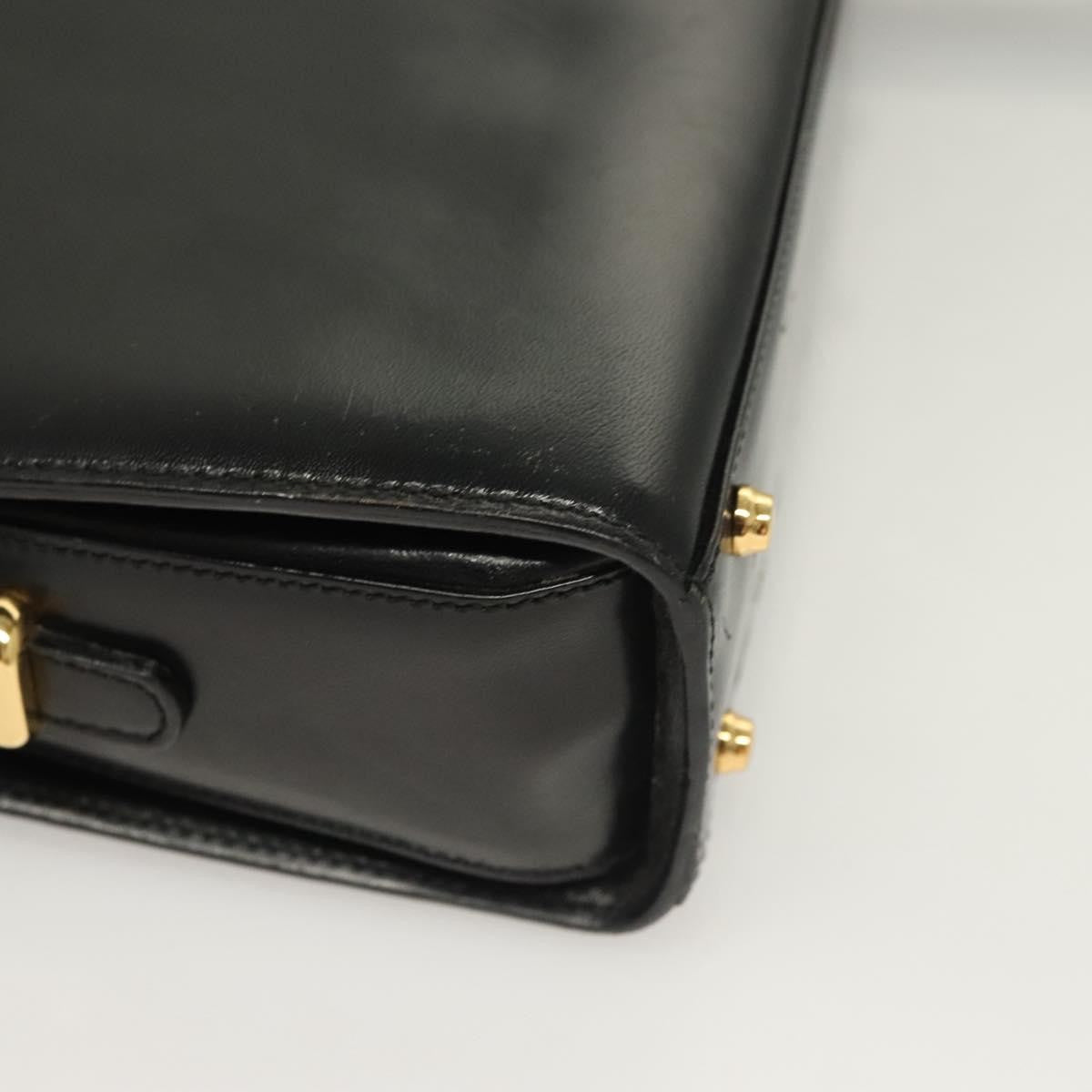Bally Vintage Shoulder Bag Leather, Black, Leather, Shoulder Bag