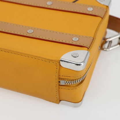 Louis Vuitton Handle Soft Trunk Bag Monogram Taurillon Leather, Yellow, Leather, Clutch