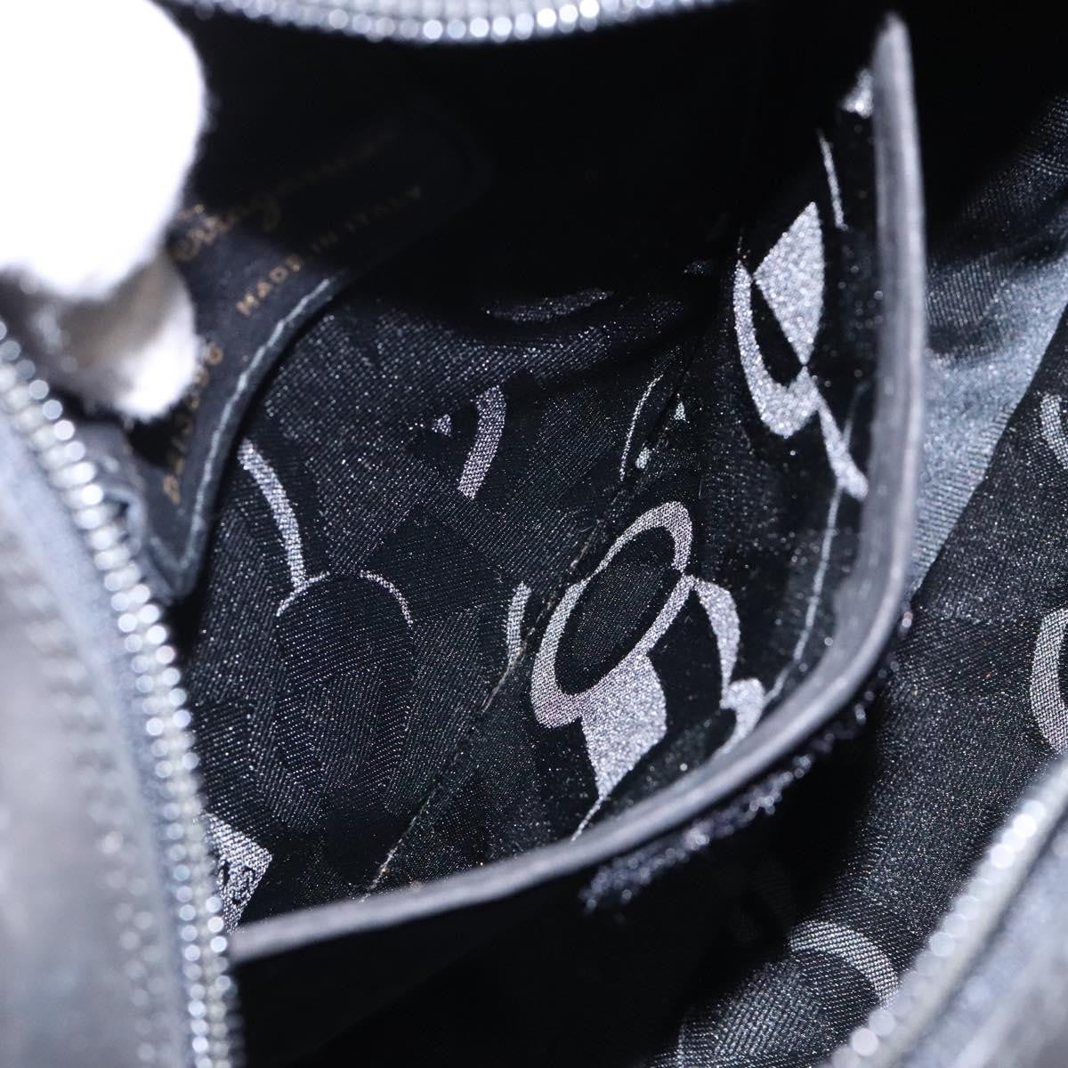 Salvatore Ferragamo Vala Shoulder Bag Suede, BLACK, SUEDE, Shoulder bag