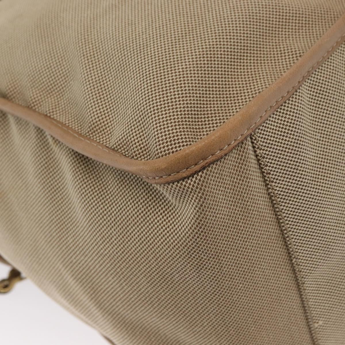 Chloe Harley Handbag Canvas with Leather, BEIGE, CANVAS, Handbag