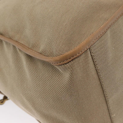 Chloe Harley Handbag Canvas with Leather, BEIGE, CANVAS, Handbag