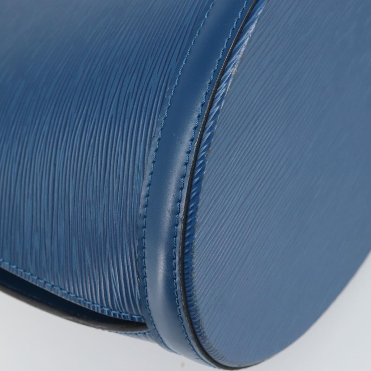 Louis Vuitton Cluny Shoulder Bag Epi Leather, BLUE, LEATHER, Shoulder bag