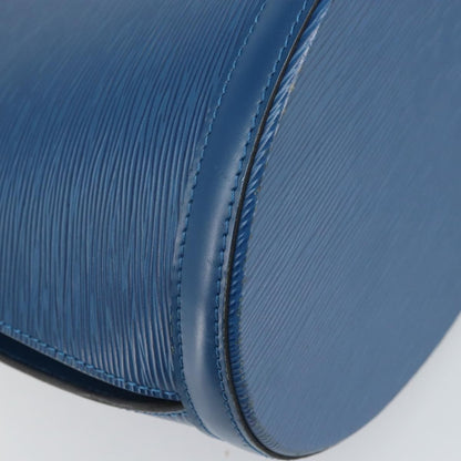 Louis Vuitton Cluny Shoulder Bag Epi Leather, BLUE, LEATHER, Shoulder bag