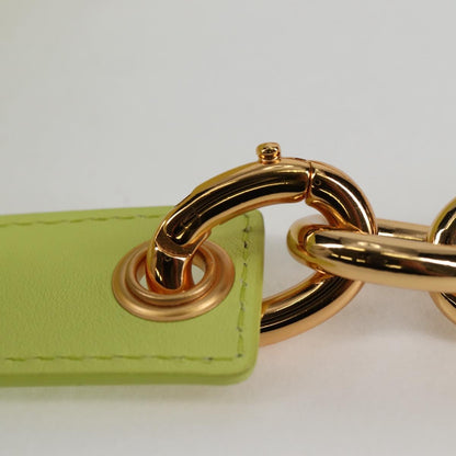 Bottega Veneta The Chain Pouch Leather, YELLOW, LEATHER, Clutche & pouche