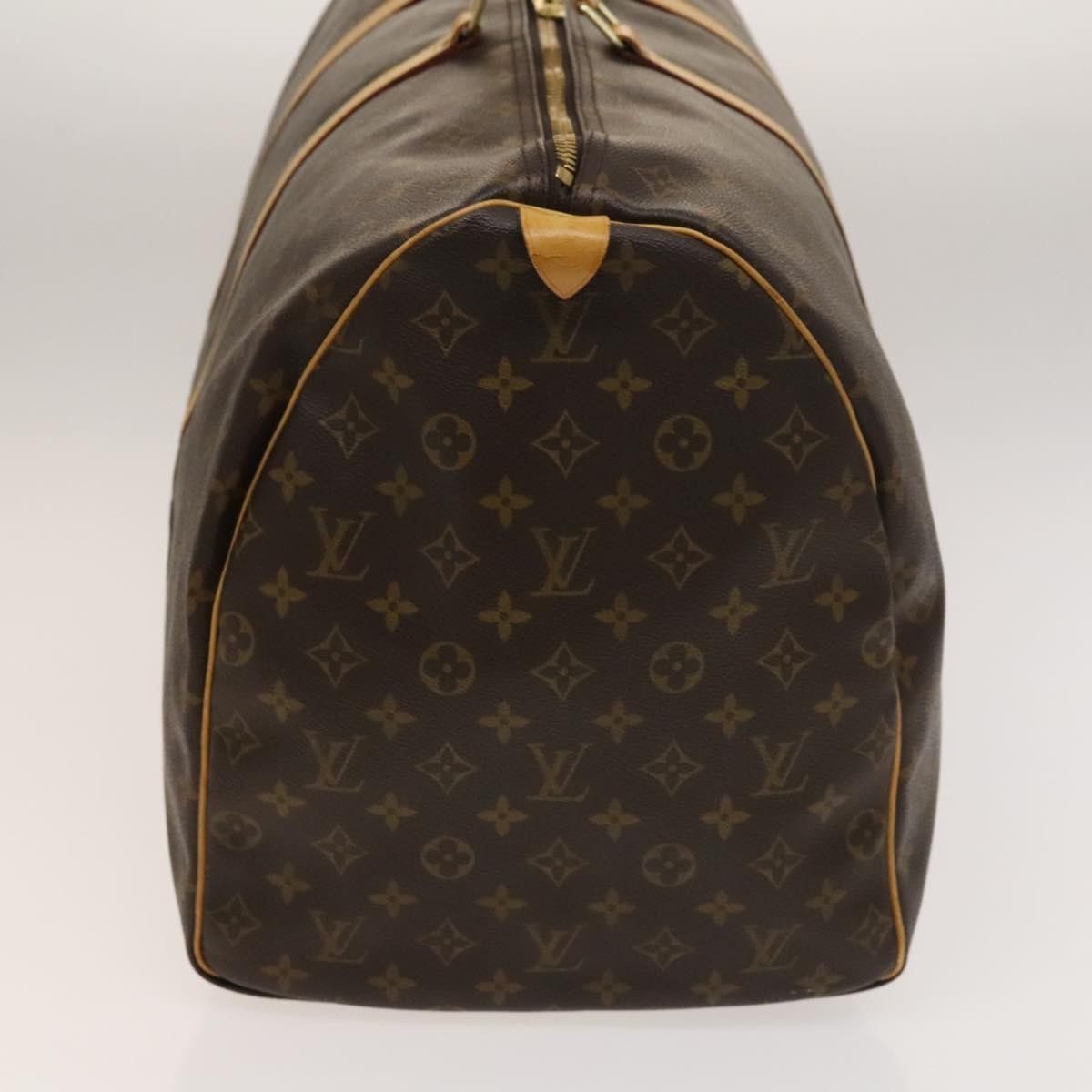 Louis Vuitton Keepall Bag Monogram Canvas, BROWN, CANVAS, Travel bag